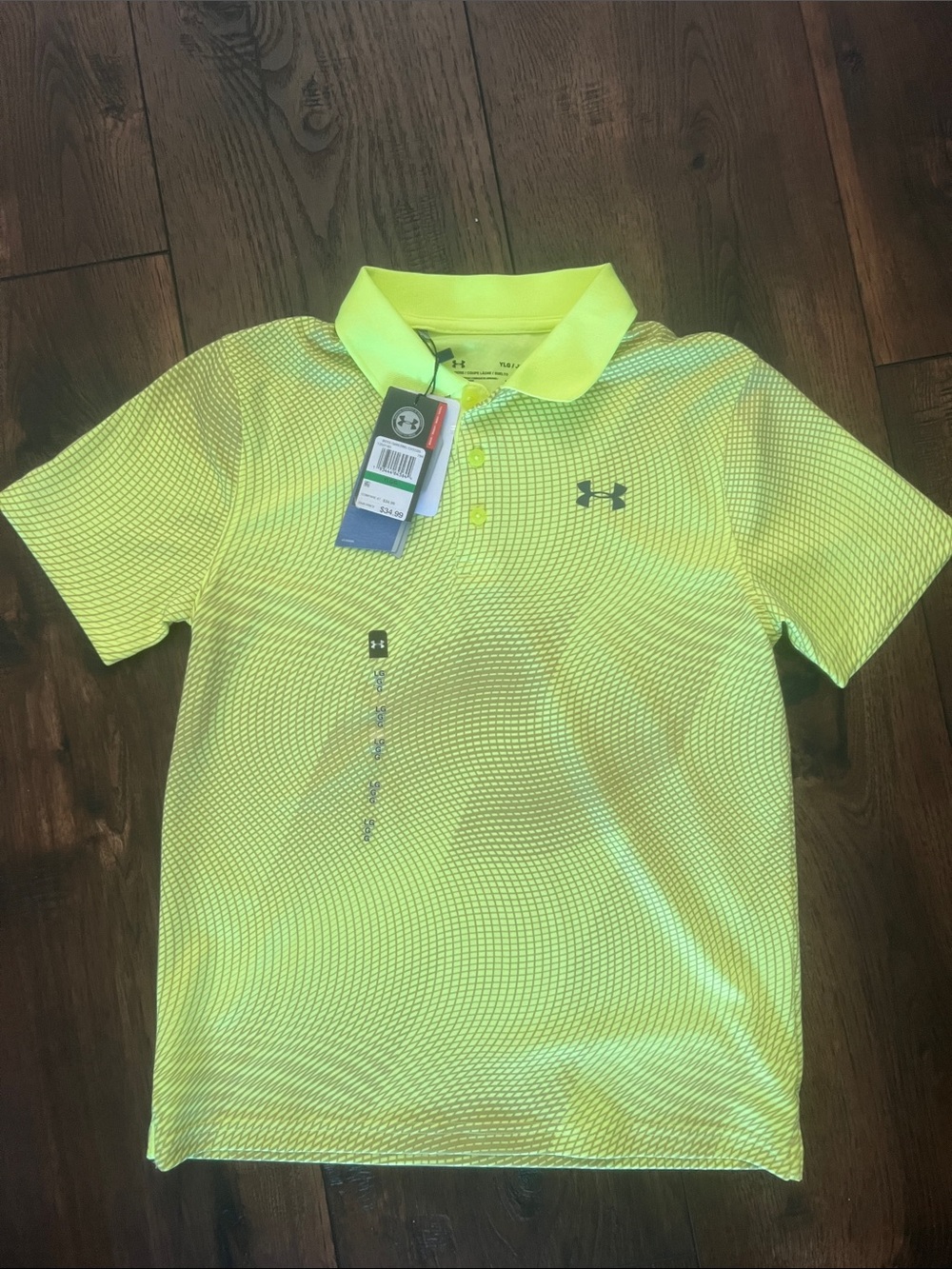Under Armour Boys Neon Performance Polo
